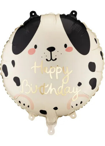 Folieballon Happy Birthday dog