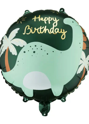 Folieballon Happy Birthday dino