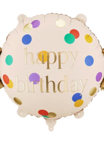 Folieballon Happy Birthday Candy